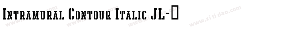 Intramural Contour Italic JL字体转换